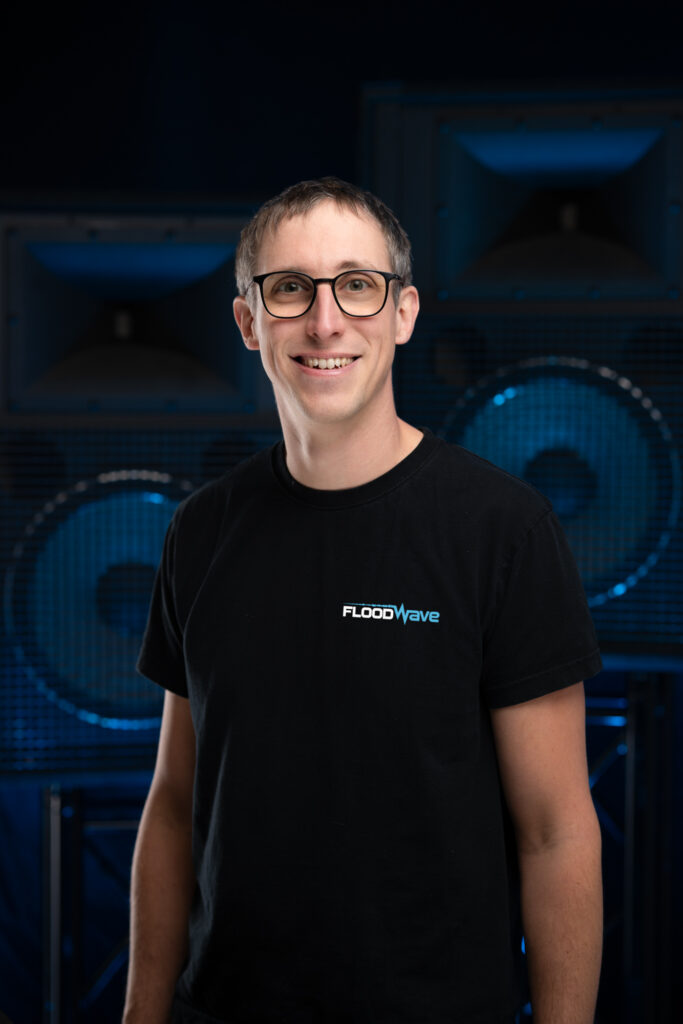 Businessporträt eines Mitarbeiters von Floodwave